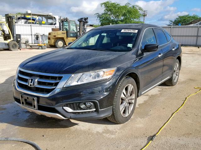 5J6TF2H52DL005030 - 2013 HONDA CROSSTOUR BLACK photo 2