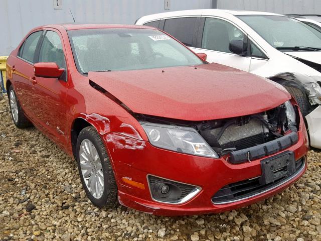 3FADP0L37CR210513 - 2012 FORD FUSION HYB RED photo 1