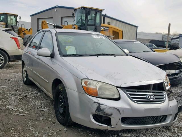 KNAFE121285500521 - 2008 KIA SPECTRA EX SILVER photo 1