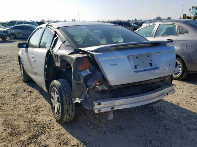 1G8AN12F05Z134873 - 2005 SATURN ION LEVEL SILVER photo 3