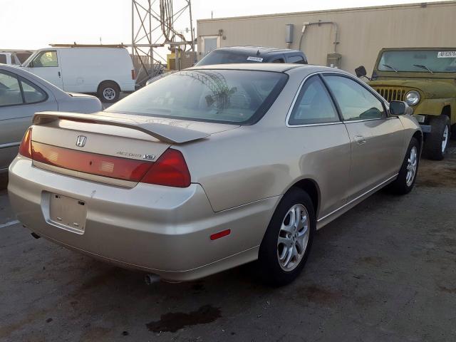 1HGCG22561A003320 - 2001 HONDA ACCORD EX GOLD photo 4