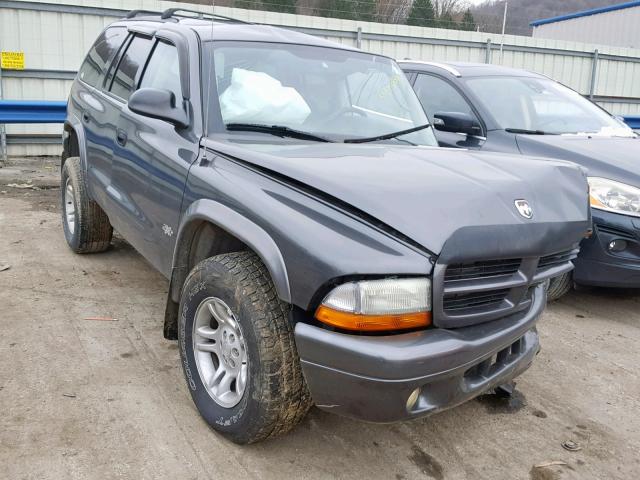 1B4HS38N22F160280 - 2002 DODGE DURANGO SP GRAY photo 1