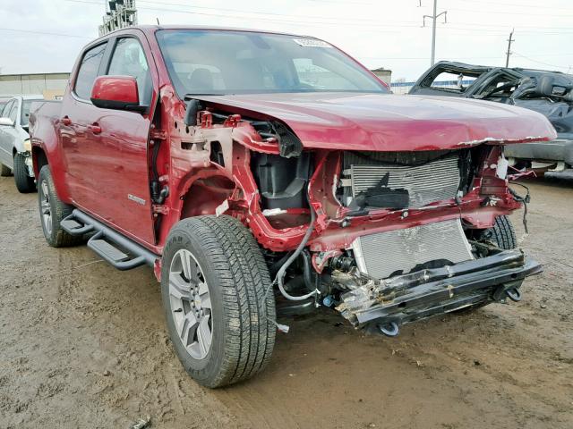 1GCGTCEN1J1162128 - 2018 CHEVROLET COLORADO L RED photo 1