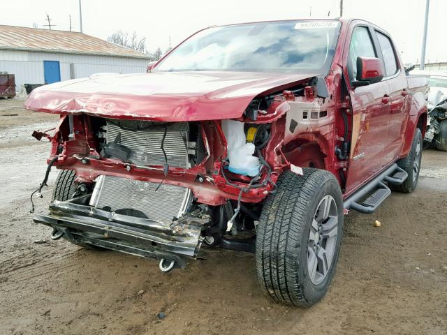 1GCGTCEN1J1162128 - 2018 CHEVROLET COLORADO L RED photo 2