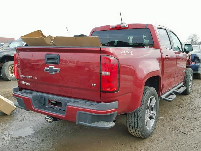 1GCGTCEN1J1162128 - 2018 CHEVROLET COLORADO L RED photo 4