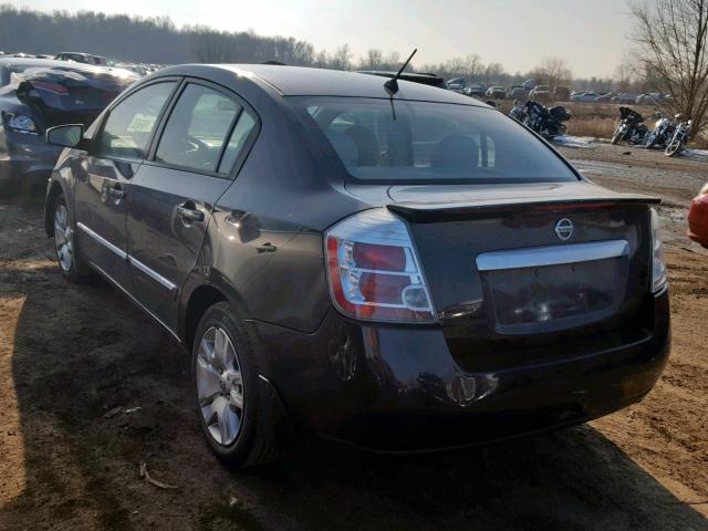 3N1AB6AP5BL625743 - 2011 NISSAN SENTRA 2.0 BLACK photo 3