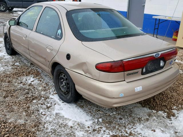 1FAFP65Z3XK180059 - 1999 FORD CONTOUR LX TAN photo 3