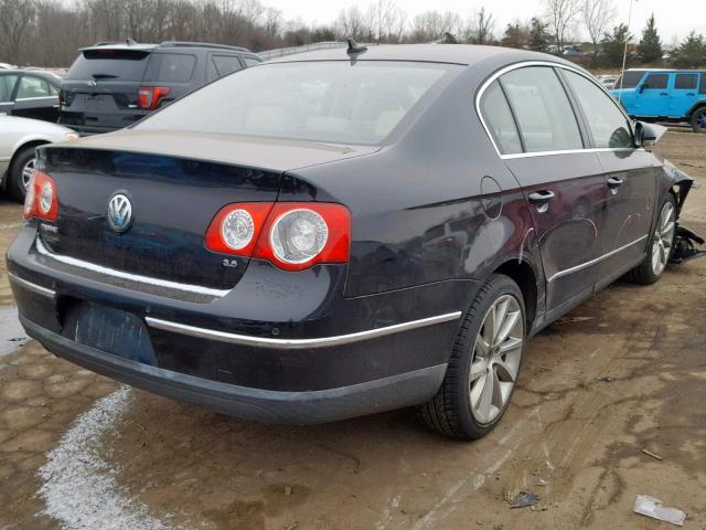 WVWCU73C38E170965 - 2008 VOLKSWAGEN PASSAT VR6 BLACK photo 4