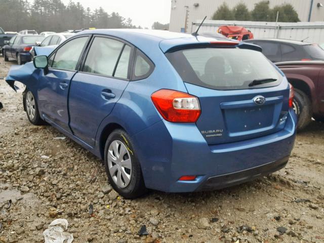 JF1GPAA60EG321625 - 2014 SUBARU IMPREZA BA BLUE photo 3