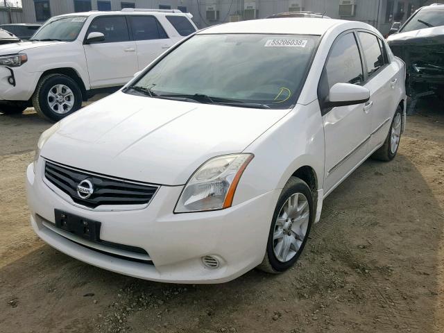 3N1AB6AP1CL774040 - 2012 NISSAN SENTRA 2.0 WHITE photo 2