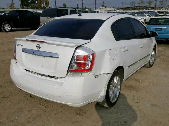 3N1AB6AP1CL774040 - 2012 NISSAN SENTRA 2.0 WHITE photo 4