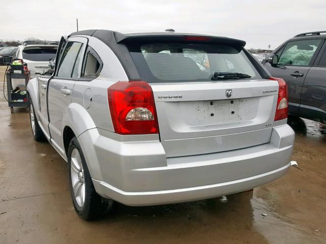 1B3CB4HA6AD661863 - 2010 DODGE CALIBER SX SILVER photo 3