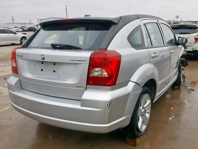 1B3CB4HA6AD661863 - 2010 DODGE CALIBER SX SILVER photo 4