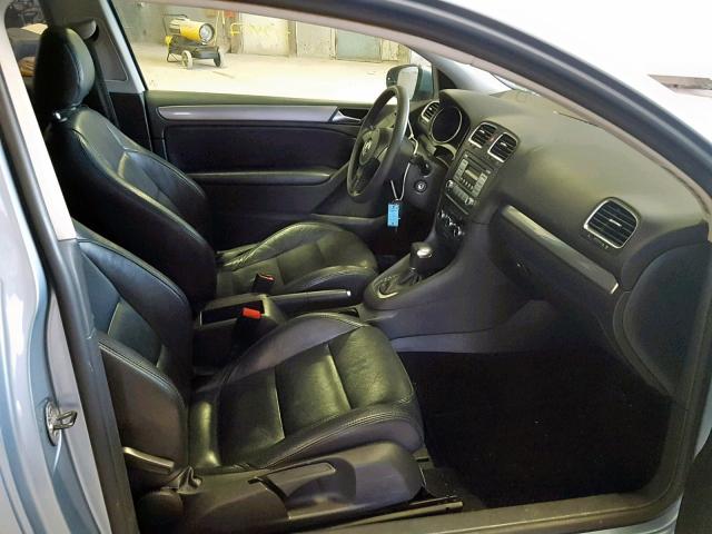 WVWBA7AJ3AW193040 - 2010 VOLKSWAGEN GOLF 蓝色 照片 5