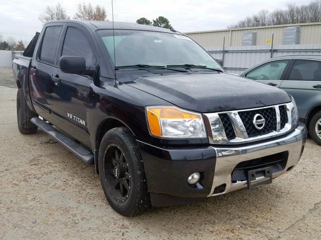 1N6BA0ED9EN506208 - 2014 NISSAN TITAN S BLACK photo 1