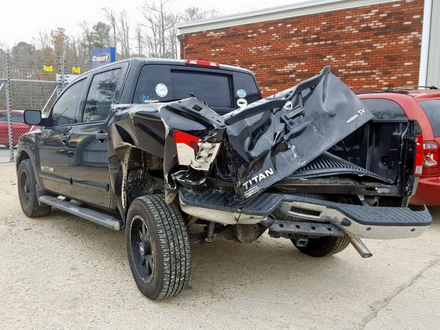 1N6BA0ED9EN506208 - 2014 NISSAN TITAN S BLACK photo 3