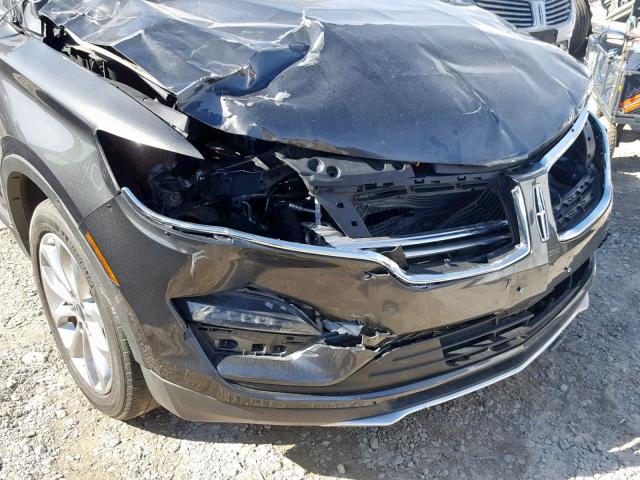 5LMCJ2C94HUL04879 - 2017 LINCOLN MKC SELECT CHARCOAL photo 9