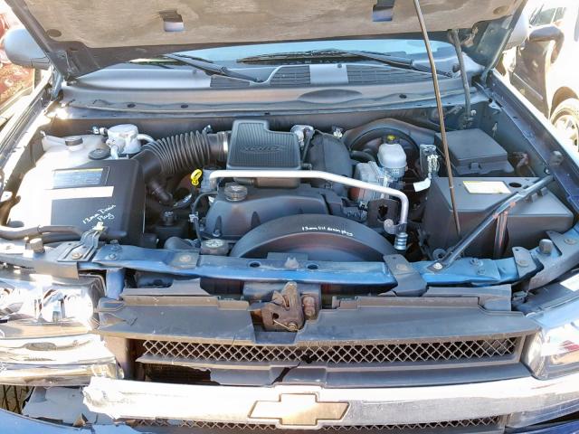 1GNDT13SX42442037 - 2004 CHEVROLET TRAILBLAZE BLUE photo 7