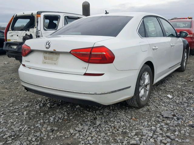 1VWAS7A33GC025299 - 2016 VOLKSWAGEN PASSAT S WHITE photo 4