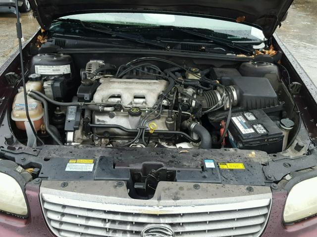 1G1NES2MXX6223361 - 1999 CHEVROLET MALIBU LS Bordo foto 7