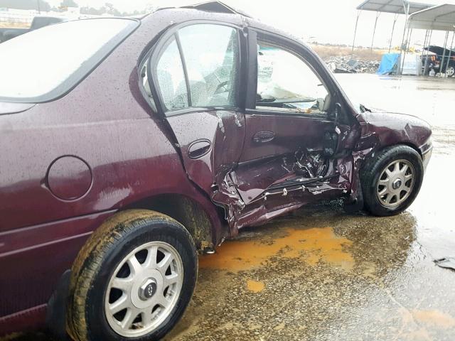 1G1NES2MXX6223361 - 1999 CHEVROLET MALIBU LS Bordo foto 9