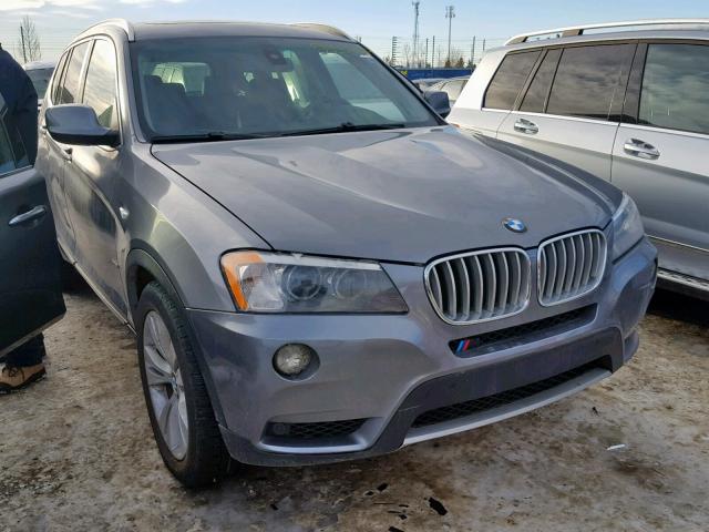 5UXWX7C5XBLT78414 - 2011 BMW X3 XDRIVE3 GRAY photo 1