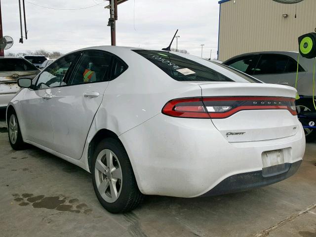 1C3CDFBB6GD563693 - 2016 DODGE DART SXT WHITE photo 3