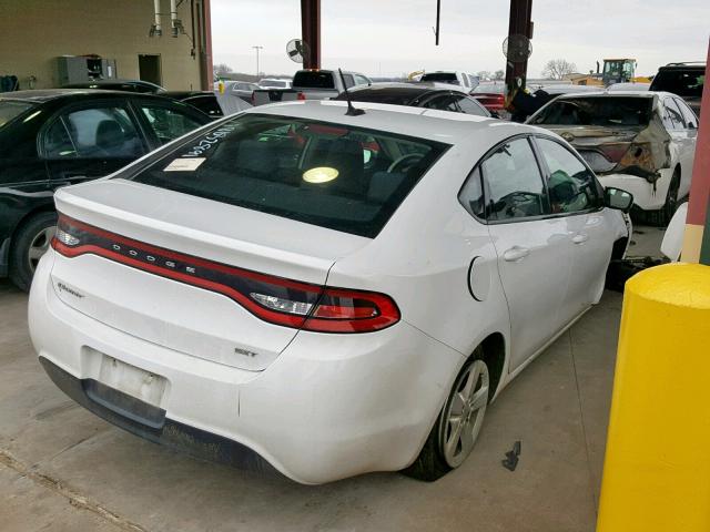 1C3CDFBB6GD563693 - 2016 DODGE DART SXT WHITE photo 4