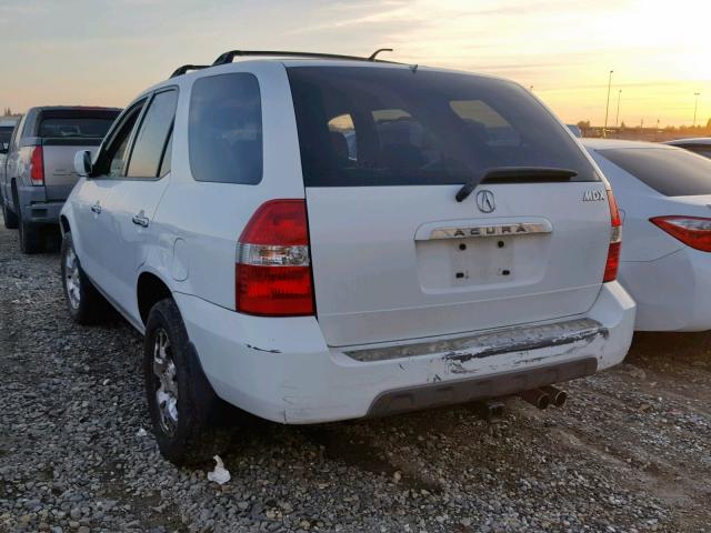 2HNYD18682H532210 - 2002 ACURA MDX TOURIN WHITE photo 3