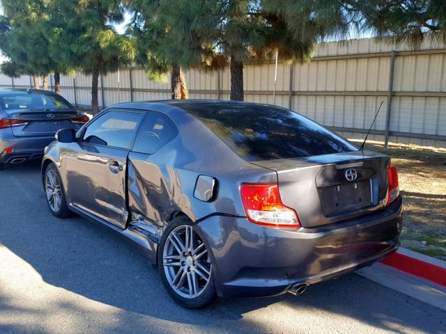 JTKJF5C72D3051232 - 2013 TOYOTA SCION TC ნაცრისფერი ფოტო 3
