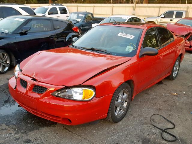 1G2NF52E14M551678 - 2004 PONTIAC GRAND AM S RED photo 2