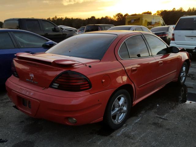 1G2NF52E14M551678 - 2004 PONTIAC GRAND AM S RED photo 4