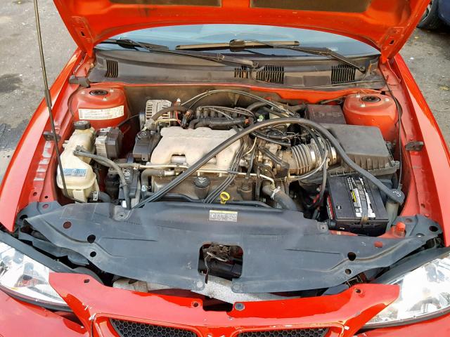 1G2NF52E14M551678 - 2004 PONTIAC GRAND AM S RED photo 7