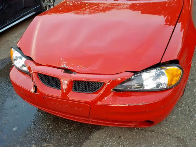 1G2NF52E14M551678 - 2004 PONTIAC GRAND AM S RED photo 9