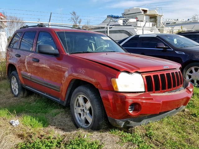 1J4GR48K56C249896 - 2006 JEEP GRAND CHER RED photo 1