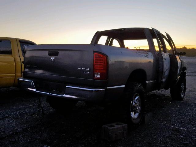 1D7KS28C96J235129 - 2006 DODGE RAM 2500 S დამწვარი ფოტო 4