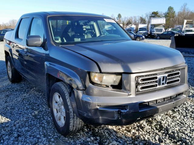 2HJYK16537H546895 - 2007 HONDA RIDGELINE GRAY photo 1