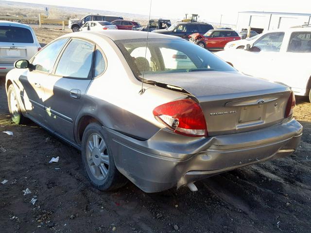 1FAFP56UX5A307079 - 2005 FORD TAURUS SEL GOLD photo 3