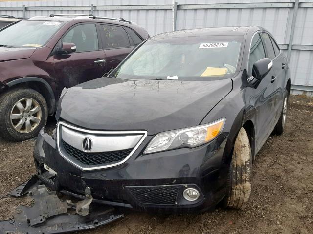 5J8TB4H38DL806087 - 2013 ACURA RDX BLACK photo 2