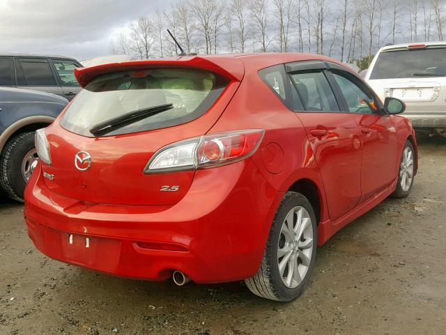 JM1BL1K67B1428474 - 2011 MAZDA 3 S RED photo 4