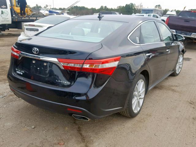 4T1BK1EB4FU137071 - 2015 TOYOTA AVALON XLE BLACK photo 4