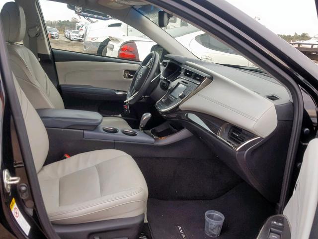 4T1BK1EB4FU137071 - 2015 TOYOTA AVALON XLE BLACK photo 5