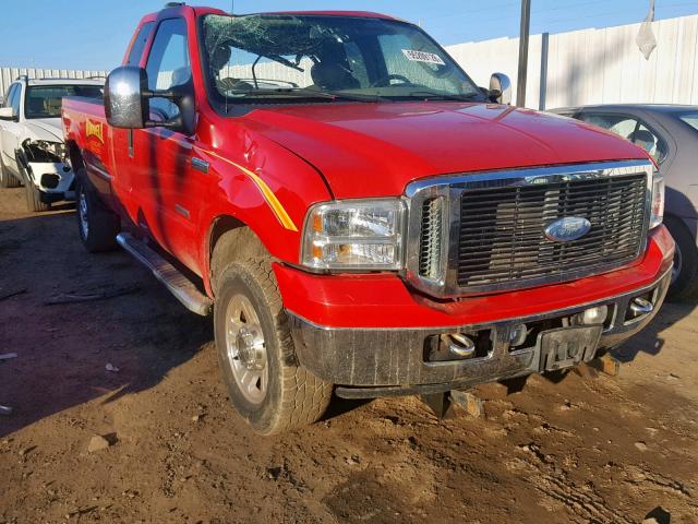 1FTWX31P57EB18030 - 2007 FORD F350 SRW S RED photo 1