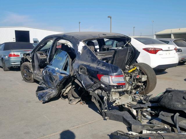 1LN6L9NC1H5627194 - 2017 LINCOLN CONTINENTA Czarny zdjęcie 3