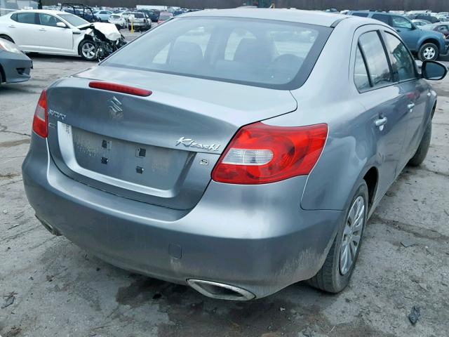 JS2RF9A12A6100252 - 2010 SUZUKI KIZASHI S SILVER photo 4