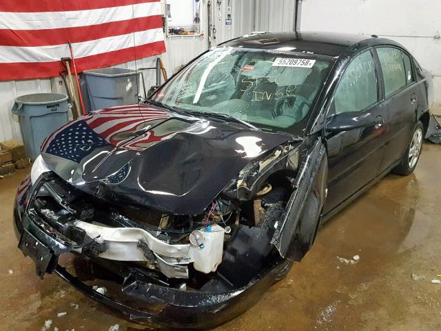 1G8AJ55F37Z112951 - 2007 SATURN ION LEVEL BLACK photo 2
