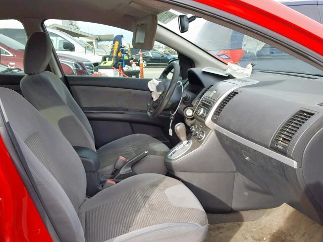 3N1AB6AP0CL640930 - 2012 NISSAN SENTRA 2.0 RED photo 5