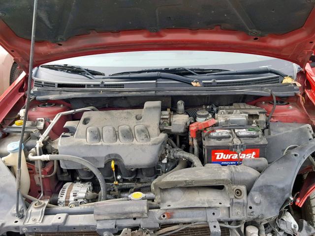 3N1AB6AP0CL640930 - 2012 NISSAN SENTRA 2.0 RED photo 7