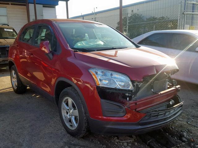 KL7CJPSB4FB114238 - 2015 CHEVROLET TRAX 1LS RED photo 1