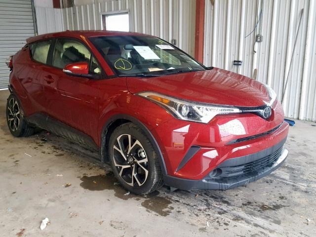 JTNKHMBX7J1001916 - 2018 TOYOTA C-HR XLE MAROON photo 1